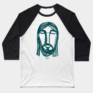 Jesus Christ Face illustration Baseball T-Shirt